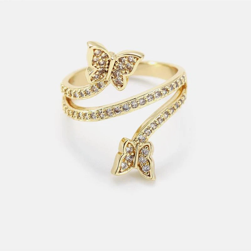 Красиве кільце метелик-тварина ручної роботи
