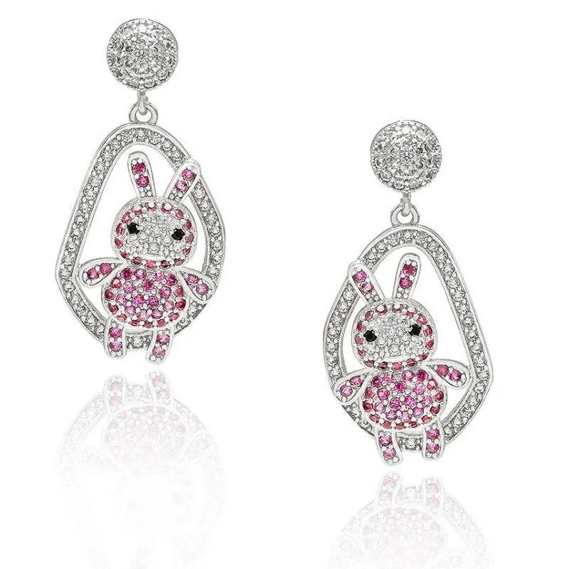 Милі сережки-кролики