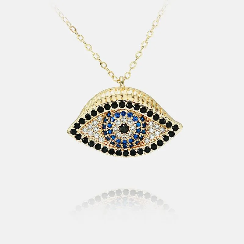 Підвіска Evil Eye з позолотою