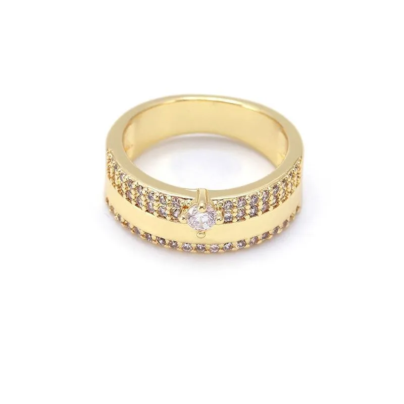 Позолочена антикварна обручка