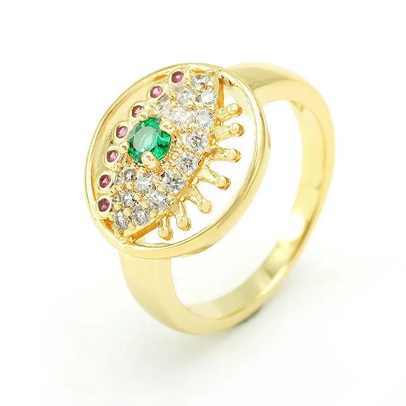 Вінтажне кільце Evil Eye